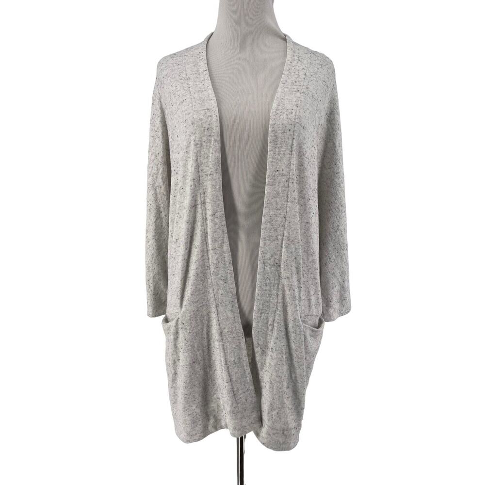Wilfred Free Women's Gray Zlata‎ Open Front Cardigan Sweater Size Medium